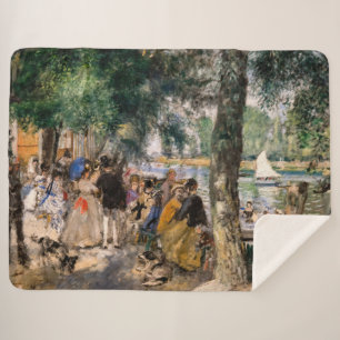 Manta Sherpa Pierre-Auguste Renoir - Bañarse en el Sena