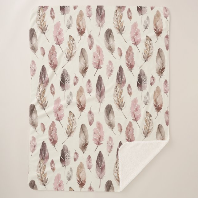 Manta Sherpa Pies Brown (Anverso)