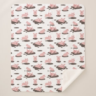 Manta Sherpa Piglets Sherpa Blanket