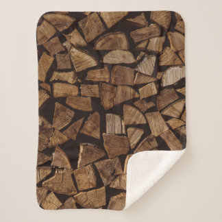 Manta Sherpa Pila de leña