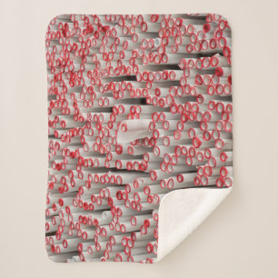 Manta Sherpa Pila de papel laminado
