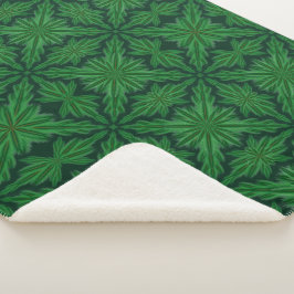 Manta Sherpa Pine Mandala Forest Sherpa Blanket (3 Tamaños)