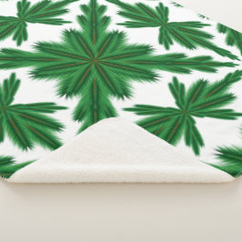 Manta Sherpa Pine Mandala Sherpa Blanket (3 tamaños)