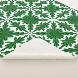 Manta Sherpa Pine Mandala Sherpa Blanket (3 tamaños)