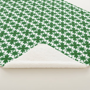 Manta Sherpa Pine Snowflakes Sherpa Blanket (3 tamaños)