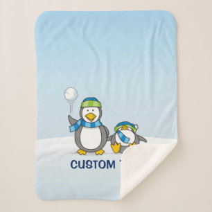 Manta Sherpa Pingüinos de Snowballing