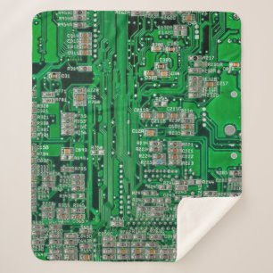 Manta Sherpa Pintura de placa de circuito