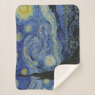 Manta Sherpa Pintura del Bella Artes Vincent van Gogh