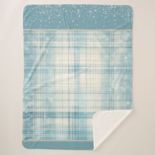 Manta Sherpa Placa azul (Anverso)