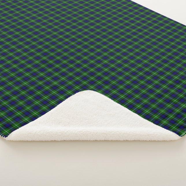 Manta Sherpa Placa azul lamont (3/4)