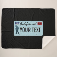 Placa de California Sasquatch