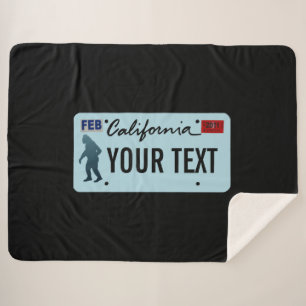 Manta Sherpa Placa de California Sasquatch