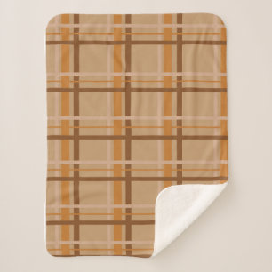 Manta Sherpa Placa de otoño