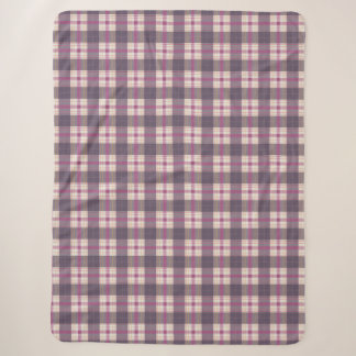 Manta Sherpa plaid mana heather