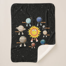 Manta Sherpa Planetas y el sistema solar