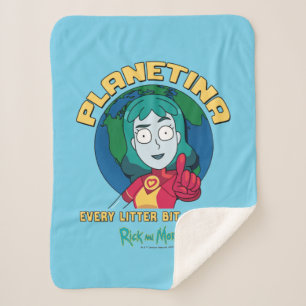 Manta Sherpa Planetina - Cada litro de bit cuenta