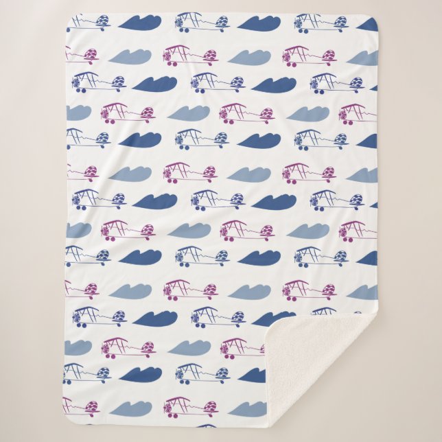 Manta Sherpa Plano Sherpa Blanket Toy (Anverso)