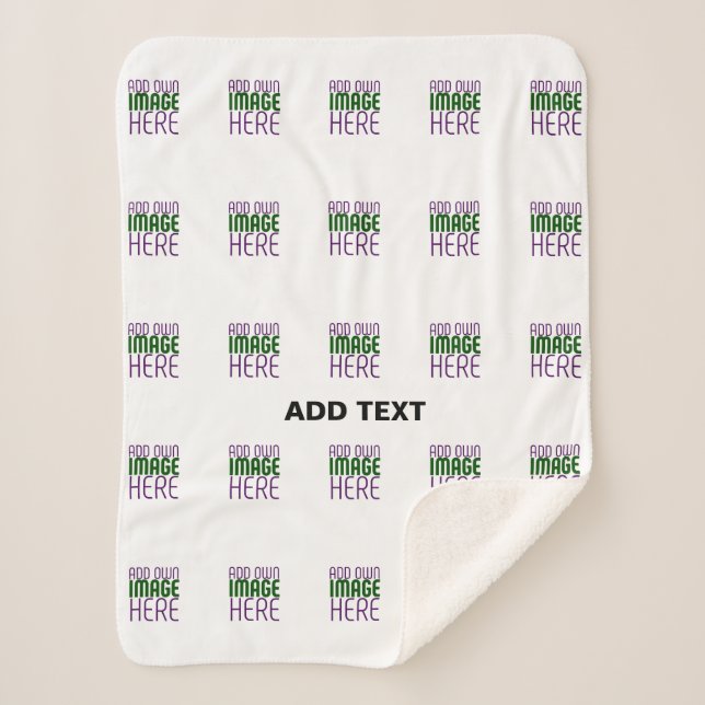 MANTA SHERPA PLANTILLA DE TEXTO DE IMAGEN BLANCA SIMPLE EDITABL (Anverso)