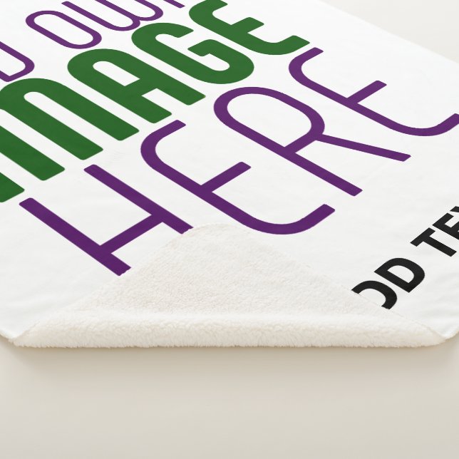 MANTA SHERPA PLANTILLA DE TEXTO DE IMAGEN BLANCA SIMPLE EDITABL (3/4)