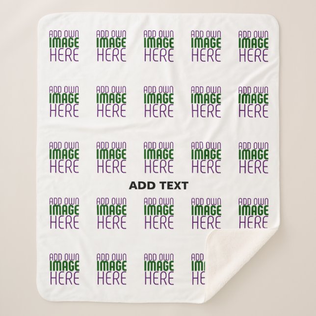 MANTA SHERPA PLANTILLA DE TEXTO DE IMAGEN BLANCA SIMPLE EDITABL (Anverso)