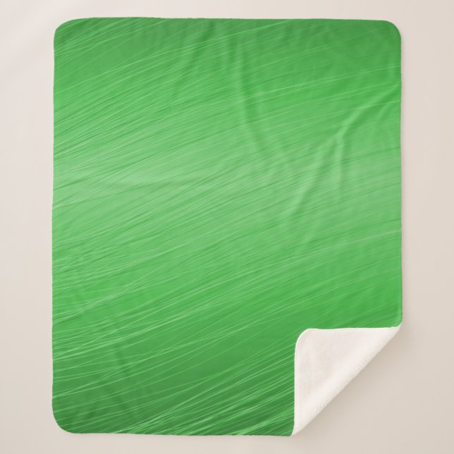 Manta Sherpa Plantilla de textura de fondo verde (Anverso)
