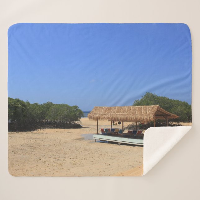 Manta Sherpa Playa de arena tropical (Anverso (horizontal))
