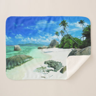 Manta Sherpa Playas tropicales   Isla de la Digue