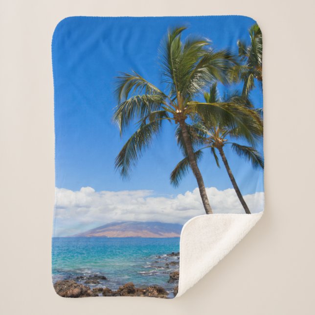 Manta Sherpa Playas tropicales | Isla Maui Hawaii (Anverso)