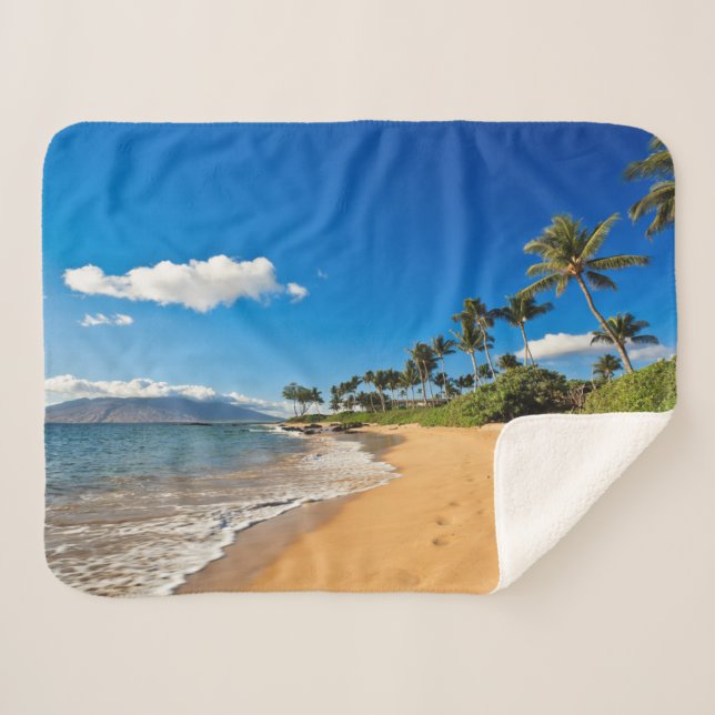 Manta Sherpa Playas tropicales | Wailea, Maui, Hawaii (Anverso (horizontal))