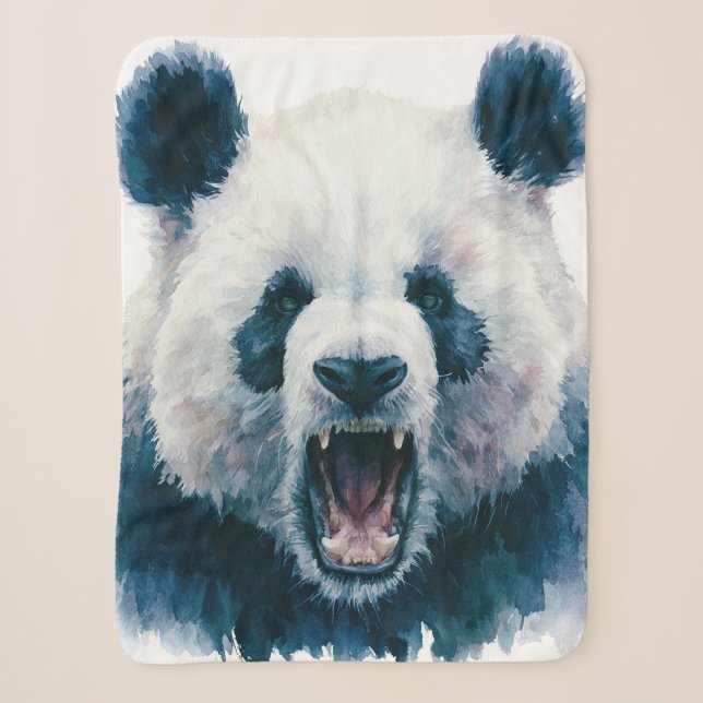 Manta Sherpa Poder Primal 005 – Panda (Anverso)