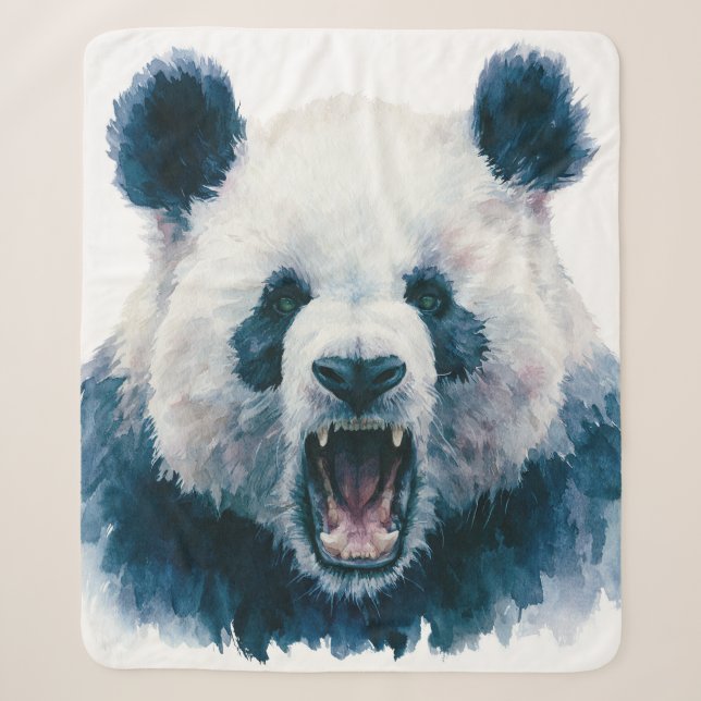 Manta Sherpa Poder Primal 005 – Panda (Anverso)