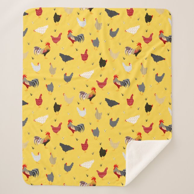 Manta Sherpa Pollo (Anverso)