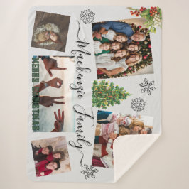 Manta Sherpa ✨ Ponderar a su propia familia de NAVIDADES Person