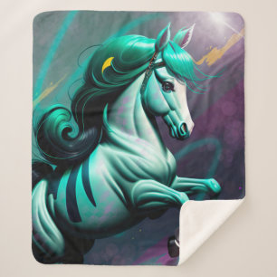 Manta Sherpa Pony de espíritu lindo 3 d 24