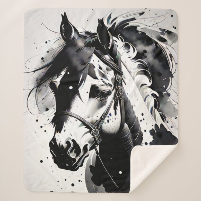 Manta Sherpa Pony espiritual 11 (Anverso)