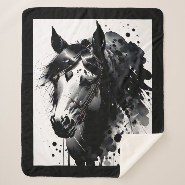Manta Sherpa Pony espiritual 4 (Anverso)
