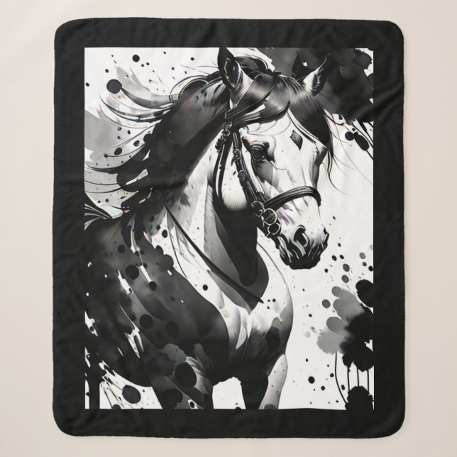 Manta Sherpa Pony espiritual 9 (Anverso)