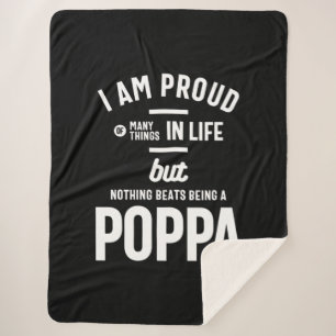 Manta Sherpa Poppa - Orgulloso De Muchas Cosas En La Vida