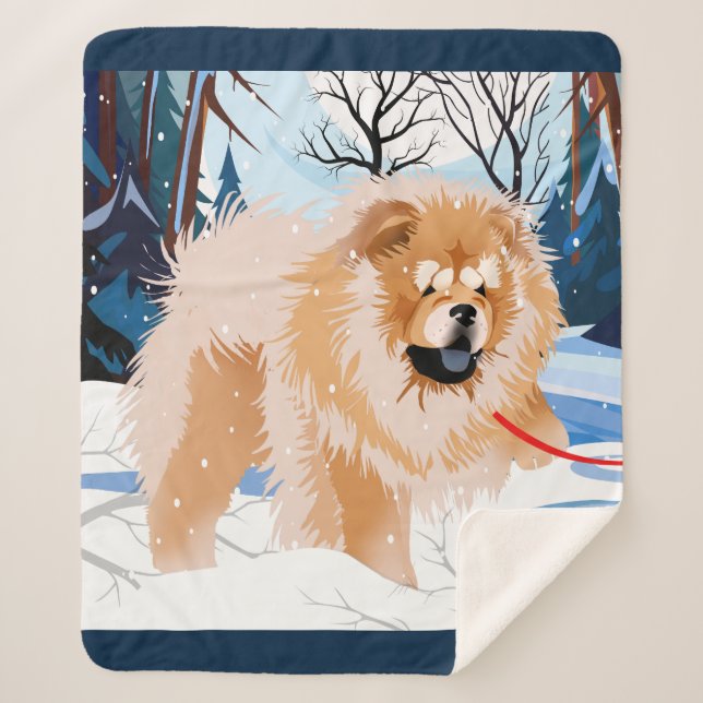 Manta Sherpa POR EL RÍO Red Chow Sherpa (Anverso)