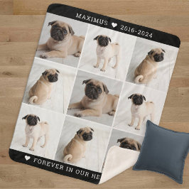 Manta Sherpa Por siempre en nuestro monumento al Collage de fot