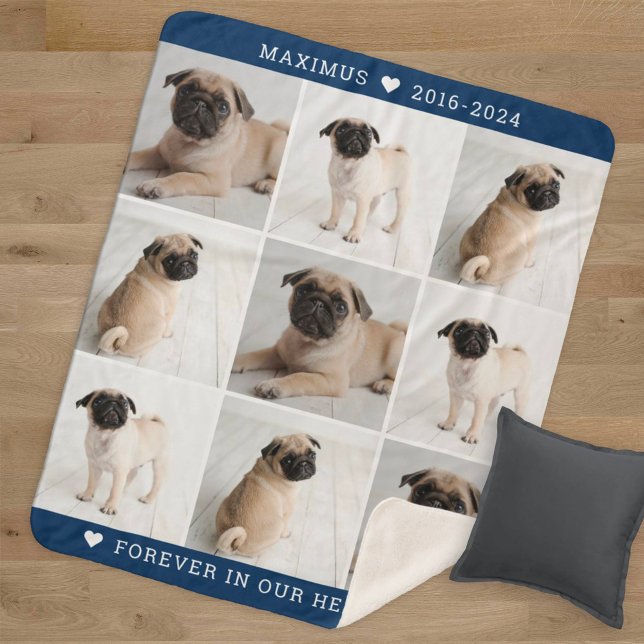 Manta Sherpa Por siempre en nuestro monumento al Collage de fot (Subido por el creador)