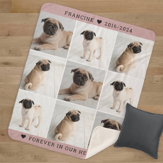 Manta Sherpa Por siempre en nuestro monumento al Collage de fot (Subido por el creador)