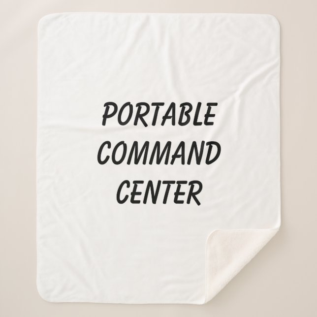 Manta Sherpa Portable command center blanket (Anverso)