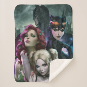 Manta Sherpa Portada Variante Cómic Gotham City Sirens #1000