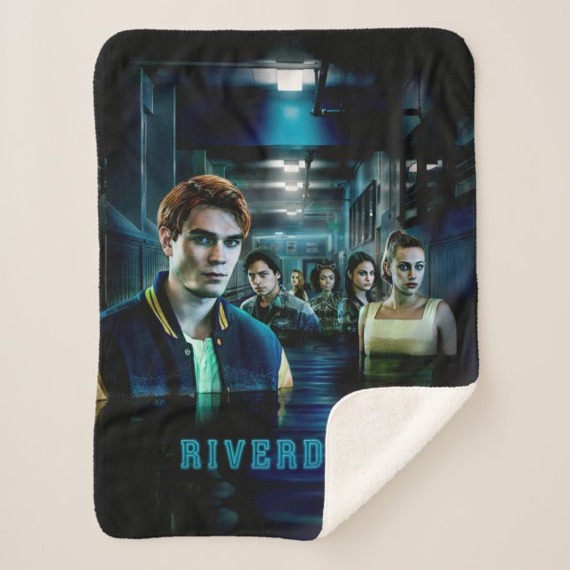 Manta Sherpa Poster del paso elevado de Riverdale (Anverso)
