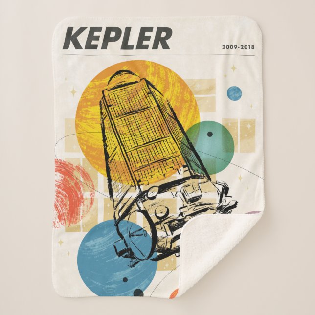 Manta Sherpa Poster del telescopio espacial Kepler. (Anverso)