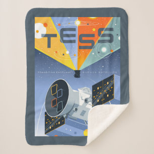 Manta Sherpa Poster del telescopio espacial Tess.