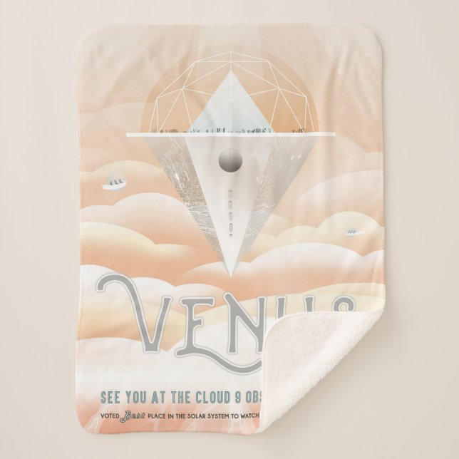 Manta Sherpa Poster-Observatorio Del Espacio Retro En El Sistem (Anverso)