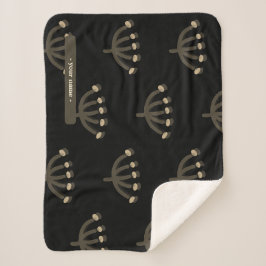 Manta Sherpa Pretty Night Mimosa Floral Customize