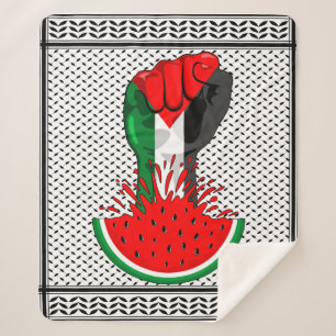 Manta Sherpa Prima de resistencia palestina sobre la sandía